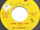 THE CHANDLERS 45 Your Love Makes Me Lonely-Rare Soul
