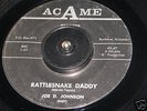Joe D. Johnson Rattlesnake Daddy Arizona Rockabilly 45