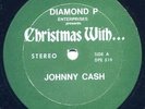 Rare Radio Special LP & Cue Sheet-Johnny Cash Christmas