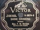 29)   78 RPM     REV. F. W. McGEE     VICTOR V-38574  