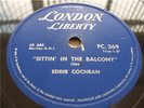 EDDIE COCHRAN SITTIN' IN THE BALCONY RARE 78 RPM RECORD