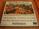 SAX 2446.50/5 lp BACH st mathews passion OTTO KLEMPERER