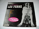 *** RARE FRENCH 33T LP BIEM ODEON OSX 109 LEO FERRE