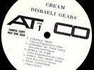 CREAM DISREALI GEARS MONO LP RECORD US ORIG DJ PROMO