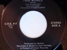 rare Modern Soul 45 SHELVE this world CROSS Listen