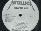 Metallica Kill Em All LP Megaforce 2nd press 2nd Matrix