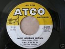 Beatles Sweet Georgia Brown ATCO 6302 Sheridan 45 RARE