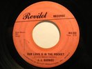 Northern Soul 45 J.J. BARNES on REVILOT Our Love HEAR