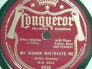 63)   78 RPM     BIG BILL     CONQUEROR 8930   BLUES