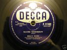 BILLY FURY....Maybe Tomorrow/Gonna type A Letter.