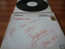 Josephine Baker 1968 signed  record  superbe condition