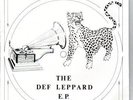 Def Leppard - Def Leppard EP red label + insert NWOBHM
