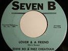 rare Funk 45 - EDDIE BO - LOVER & a FRIEND - Seven B
