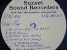BOB DYLAN - Basement Tapes - ACETATE - VG+++