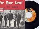 the YARDBIRDS For your love '65 Dutch PS 45 EX/EX+ cond