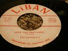 RARE CLEVELAND DOO-WOP 45/ MONARCHS / LIBAN/ ORIG