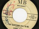 bobby kline - say something nice to me - mb 105 soul 45