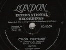 EDDIE COCHRAN  SOUTH AFRICA 78  C'MON EVERYBO