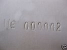 THE BEATLES WHITE ALBUM LP LOWEST NUMBER EVER NO.000002