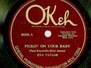 EVA TAYLOR & LOUIS ARMSTRONG rare Okeh blues 78  E