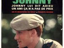 rare JOHNNY HALLYDAY 45t EP Johnny lui dit adieu - noir