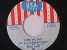 ERNIE HINES: Thank You Baby / We're Gonna Party 45 Soul