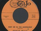 DENISE MILLS & SATINETTES: Meet Me In The Moonlight / You Oughta Try 45 (tiny w