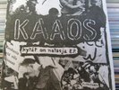 KAAOS/CADGERS-SPLIT (EP) finnish kbd punk 1981 UNIQUE