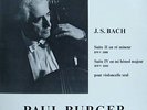 Paul Burger Bach Cello Suites 2+4 Swiss Private ARCO LP