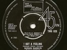 T MOTOWN BARBARA RANDOLPH I GOT A FEELING TMG 628 1967