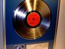 Johnny Cash platin Schallplatte platinum record goldene