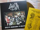 SLAYER - SPEED AGGRESSION VIOLENCE LP