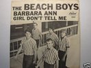 THE BEACH BOYS - RARE PICTURE SLEEVE 45 - BARBARA ANN