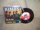 The Kinks  Set Me Freey RARE French 7