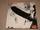RARE 4x SIGNED LED ZEPPELIN VINYL LP DJ PROMO