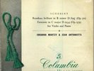 33CX 1372 MARTZY+ANTONIETTI SCHUBERT VIOLIN SONATAS ED1