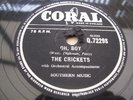 BUDDY HOLLY CRICKETS OH BOY RARE 78 RPM RECORD