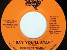 rare Modern Soul Boogie 45 PERFECT TIMIN' on TSOT Hear