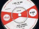 JACKIE EDWARDS-I FEEL SO BAD 1966 RED/WHITE ISLAND RARE