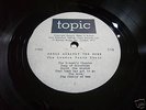 RARE FOLK LP Topic Songs Against The Bomb SUPERB EX+