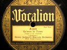 DEWEY JACKSON's Peacock Orch -- Vocalion 1039  jazz 78