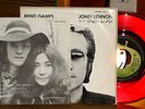 BEATLES John Lennon Japan only 1st press RED VINYL w/ps