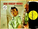 GENE VINCENT - Rocks *yellow label sample LP USA 1958
