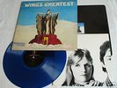 WINGS McCARTNEY GREATEST ITALY ONLY BLUE VINYL BEATLES