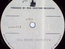 GRAND PRIX'S RARE CUCA  LINDA-SAN JOSE 2-SIDED ACETATE