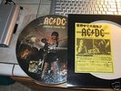 AC/DC ** CLEAR RIM Japan Picture Disc WITH INSERT LP