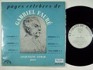 JACQUELINE EYMAR Faure Pages Celebres CHANT DU MONDE