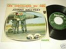 ep 45t ptte couleur chevalier du ciel johnny hallyday