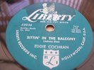 EDDIE COCHRAN SITTIN' IN THE BALCONY RARE 78 RPM RECORD