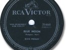 ELVIS PRESLEY (Sun Sessions) 78 RPM Record. Blue Moon